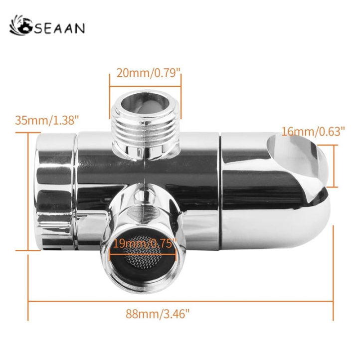 3-way-tee-connector-อะแดปเตอร์ฝักบัวปรับหัวฝักบัว-diverter-วาล์วแขนติดตั้งหัวฝักบัวผู้ถือห้องอาบน้ำวาล์วฝักบัว