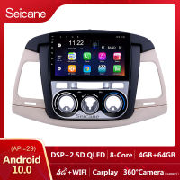 Seicane Android 12.0 9 นิ้วหน้าจอสัมผัสGPSนำทางวิทยุสำหรับ 2007 2008 2009 2010 2011 โตโยต้าInnovaคู่มือACที่มีกรอบบลูทูธUSB WIFIสนับสนุนCarplay SWCกล้องด้านหลัง