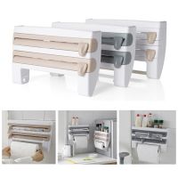 【CC】 Cling Film Spice Bottle Storage Rack Tin Foil Paper Holder Tools Organizers Shelves Organizer