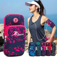 ▤♤ﺴ Universal Jogging Running Men Women Arm Bags for Phone Money Keys Outdoor Sports Arm Package Bag with Headset Hole