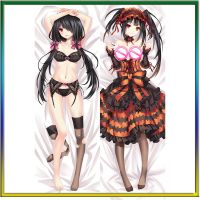 60x180cm อะนิเมะเดทสด Tokisaki Kurumi Alter Ver เซ็กซี่ร่างกายปลอกหมอนกอดร่างกาย Props