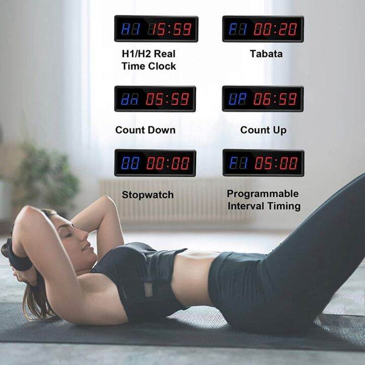 gym-timer-led-interval-timer-digital-countdown-wall-clock-fitness-timer-1-5inch-digits-down-up-clock-stopwatch-for-home