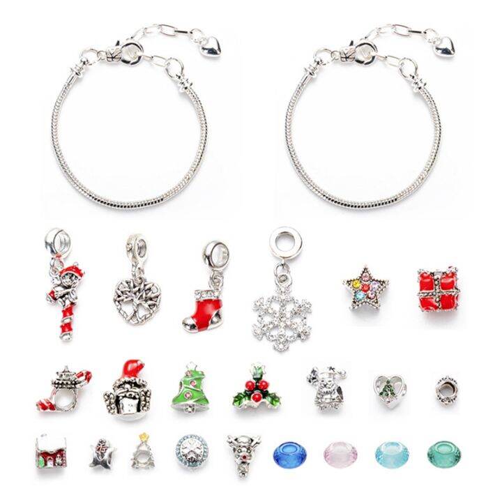 christmas-bracelet-making-kits-jewelry-making-charm-with-necklace-pendant-beads-charms-string-for-bracelets-diy-craft