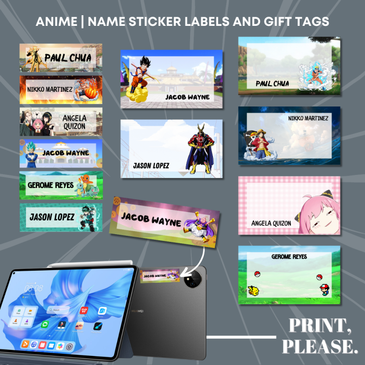 Cute Anime Luggage Tag Cartoon Silicone Boarding Pass Check In Loss  Prevention Name Card Travel Card - Bags & Luggage - Temu