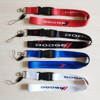 Dodge สายคล้องคอเชือกเส้นเล็กที่ถอดออกได้รถโลโก้ ID Work Card โทรศัพท์มือถือ Hang Rope