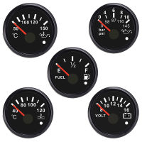 Oil pressure Meter Automobile For Marine Boat Boost Alarm Gauge Water Level Fuel Temperature 12V 24V Voltmeter Car Accessories