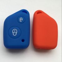 yonggax Keyless Entry Key FOB Cover For For Peugeot Citroen 206 406 Silicone Key Holder 2 Buttons