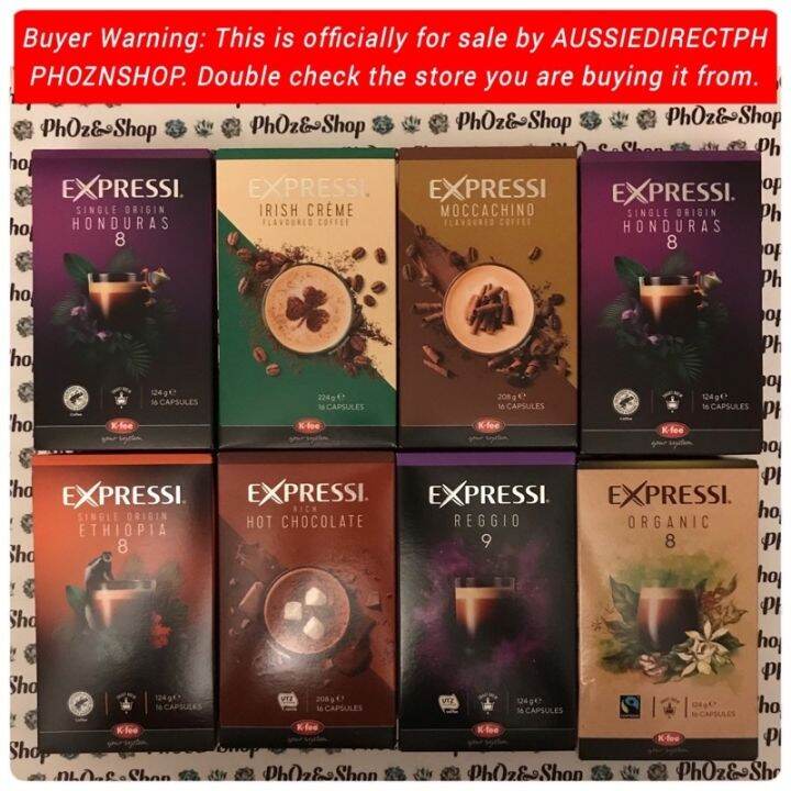 16 PODS PER BOX ☕️ EXPRESSI CAFFITALY CBTL KFEE ALDI COFFEE Lazada PH