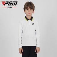 ✢卐 PGM Children Golf Clothing Boys Long Sleeve T Shirts Comfortable Warm Skin Friendly Fashion YF494 Wholesale