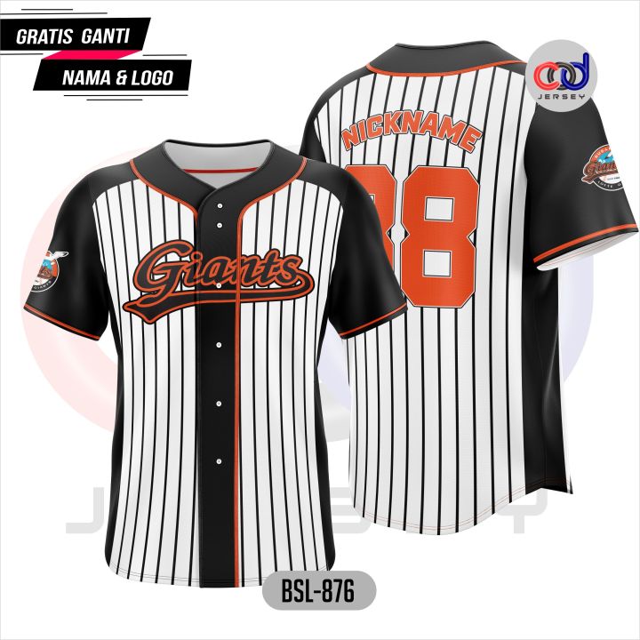 Jersey Baseballbaju Baseballkaos Baseball Anakdewasa Pria Wanita