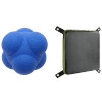 1 Pcs Hexagonal Reaction Ball Agility Training Reaction Ball &amp; 1 Pcs Target Wall Punching Bag Solid Wall Fighting Pad