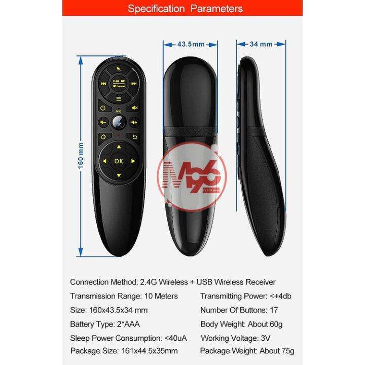 pro-โปรแน่น-air-mouse-รีโมทควบคุมเสียงอัจฉริยะ-q6-air-mouse-พร้อมการควบคุมด้วยเสียงและฟังก์ชั่นการเรียนรู้อินฟราเรด-รีโมท-ไม้-กระดก-จู-น-รีโมท-รั้ว-รีโมท-รีโมท-บ้าน-จู-น-รีโมท