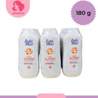 (แพ็ค3)เบบี้มายด์ อัลตร้า มายด์ เบบี้ พาวเดอร์ สวีท แอลมอนด์ 180 กรัม Babi Mild Powder Sweet Almond 180g(1 pack 3 pcs)