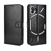 For Nothing Phone 1 Casing PU Leather Wallet Nothing Phone1 Case Stand Holder Flip Cover