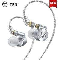 TRN TA1 Max Hi-FI 1BA + 1DD Knowles ไฮบริดเบริลเลียม-ชุบแบบไดนามิกหูฟังตรวจสอบอินเอียร์เบส HIFI สำหรับ MT3 ST5