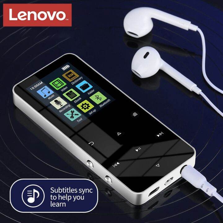Lenovo MP4 Player 1.8 Inch MP3 MP4 Music Player HiFi Bluetooth 5.0