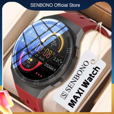 SENBONO สมาร์ทวอท์ช MAX1ผู้ชาย Ip68กันน้ำได้ J116นาฬิกาอัจฉริยะสำหรับ IOS 24โหมดกีฬาสายรัดข้อมือฟิตเนสผู้หญิง