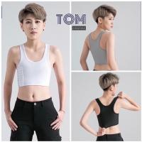 เสื้อกล้ามทอม ตะขอ ครึ่งตัว Tomcenter  แบบบาง ไม่มีแผ่นซับอก เน้นใส่สบาย