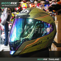 RAIDEN หมวกกันน็อคเต็มใบ รุ่น Warrior Blitzer ลายใหม่ 2022 แว่น2ชั้น ไซส์ M-XL By MOTOFIIX