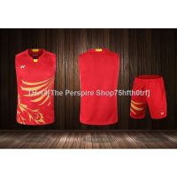 ▼▨ 【Spot goods】▣☍new YONEX badminton suit mens and womens match shirt fast-dry fashion sportswear