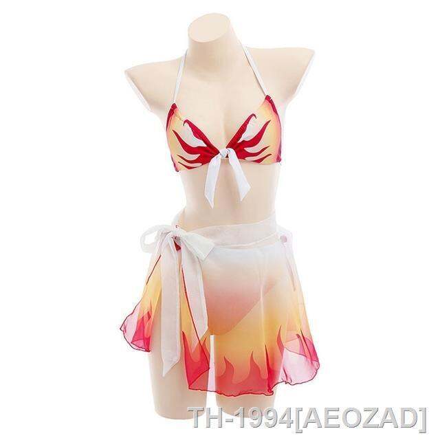 aeozad-aboutcos-demon-slayer-anime-swimsuit-suit-para-mulheres-rengoku-kyoujurou-cosplay-traje-laranja-sexy-kimetsu-no-yaiba-kisatsutai-corps