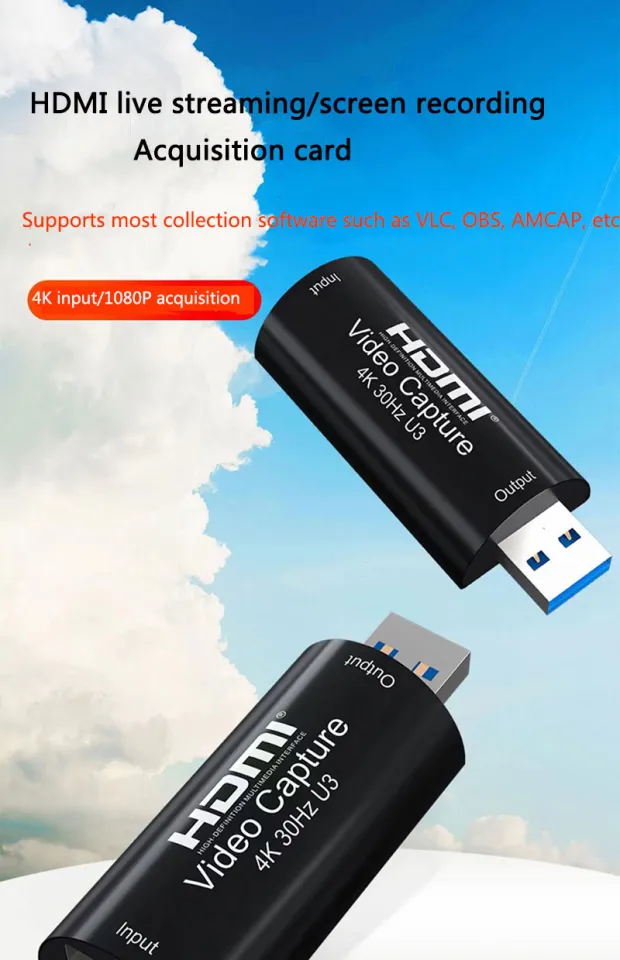 4K HDMI To USB 3.0 Video Capture Card PC Live Streaming Game Record MS2130  YUY2