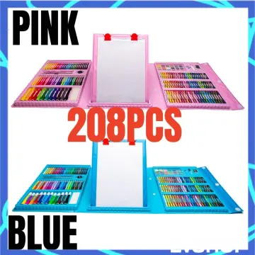 PRADO Malaysia 208pcs Kids Painting Board Pen Colour Crayon Marker