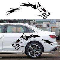 Fashion Graphics Running Wolf Auto Car Stickers DIY Door Adornment Modelling The Rear Wheels To Stick Vinyl Stickers Accessories