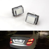 2PCS 12V White No Error Canbus LED Number License Plate Light For -Benz W204 W204 5D W212 W216 W221