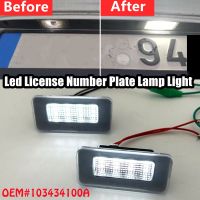 2pcs Canbus Led Number Plate Light For Tesla Model X 2016-up Model S 2017-up License Plate Lamp