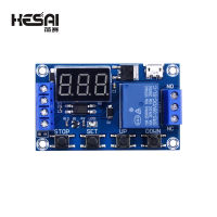 DC 5V 12V 24V ไฟ LED Digital Time Delay Relay Trigger Cycle Timer Delay Switch Circuit Board Timing โมดูลควบคุม DIY