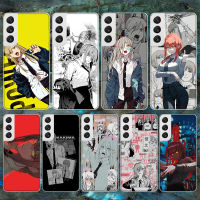 【YY】Chainsaw Man Makima Power Soft Phone Case For Samsung Galaxy S23 S22 Ultra S21 Plus S20 FE S. 10 Lite S9 S8 S10E S7 Edge Patterns