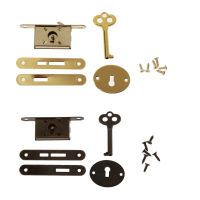 Decorative Furniture Locks Antique Metal Drawer Locks with for KEY Jewelry Wooden Box for LATCH Vintage Furniture Hardware