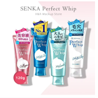 Senka Perfect Whip Foam Collagen 120g นำเข้าจากญี่ปุ่น โฟมล้างหน้า 120กรัม