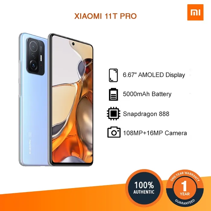 【In Stock】 Xiaomi 11T Pro 12GB + 256GB (Global version 1 year warranty ...