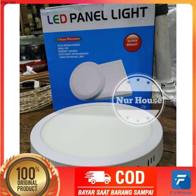 Lampu Downlight Led Watt Bulat Panel Led Ob Tempel Plafon Lazada