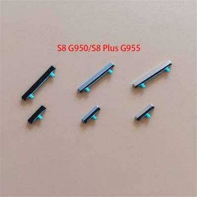 vfbgdhngh Original New For Samsung Galaxy S8 S8 Plus G950 G955 Power On Off Button Volume Button Side Button Set Replacement Parts