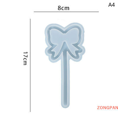 ZONGPAN แม่พิมพ์เรซินอีพ็อกซี่แบบทำมือชุดไม้กายสิทธิ์แบบนางฟ้าแม่พิมพ์ซิลิโคนงานแฮนด์เมดจี้คริสตัลอีพ็อกซี่เรซินเครื่องมือเครื่องประดับ