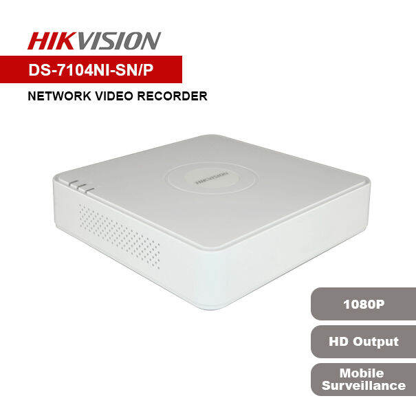 Hikvision NVR DS-7104NI-SN/P CCTV IP Cam Ex-Display | Lazada Indonesia