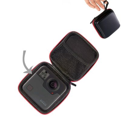 อุปกรณ์เสริมสำหรับ Gopro Max เคสกระเป๋าเล็กแบบพกพา EVA ขนาดเล็กกันน้ำได้สำหรับ Go Pro ฮีโร่10 11 Yi 4K 360ขาตั้งกล้อง