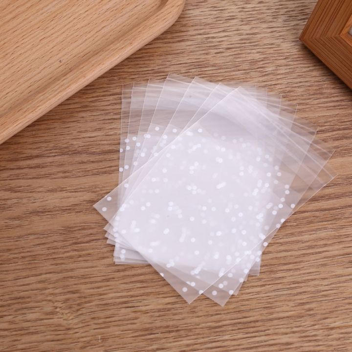 100pcs-thick-frosted-polka-dot-biscuit-snack-self-adhesive-snowflake-crisp-ziplock-packaging-bags