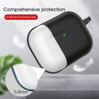 New Product! Cover Case For  Airpods Pro Earphone Soft Silicone Cover Bluetooth Headset Case For Airpods Pro Protective Accessories