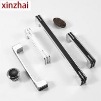 Zinc Alloy Black Cabinet Pulls Drawer Knobs Kitchen Cupboard Handles White Handles And Knobs For Furniture Cabinet