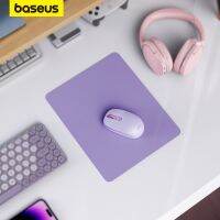 ☾☏◆ Baseus Mouse Pad PU Leather Gamer Cabinet 26x21cm Waterproof Mousepad Non-Slip Desk Mat for Pc Gamer Desk Accessories