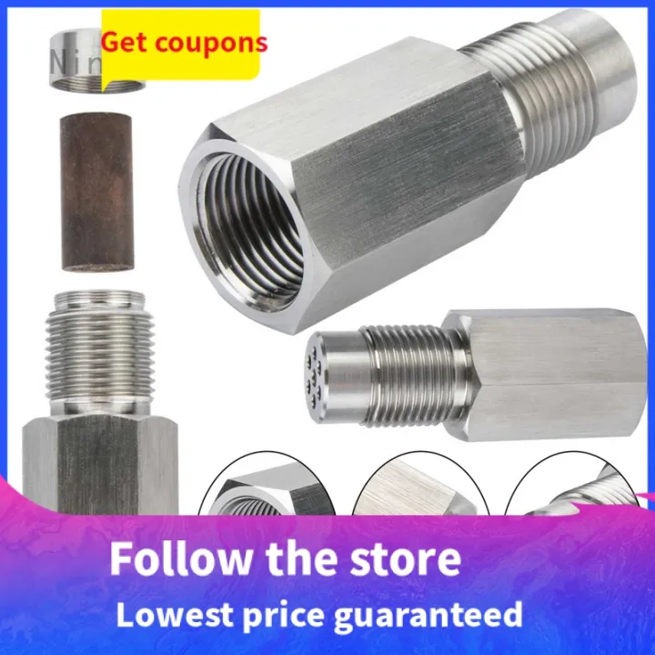 Ninegoletao Oxygen O2 Sensor Spacer Adapter Bung Catalytic Converter Check Engine Light NEW