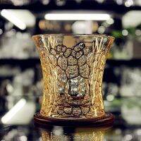 Czech Boutique Trace Gold Whiskey Glass Crystal Wine Cup Cann Drinking Glasses Vaso Gafas Verre Czekh Chivas Vasos De Cristal