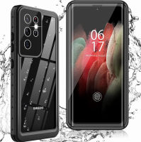 Oterkin for Samsung Galaxy S21 Ultra Case,S21 Ultra Waterproof Case with Built-in Screen Protector Dustproof Shockproof 360 Full Body Underwater Case for Samsung S21 Ultra 5G 6.8 inch (2021) Black