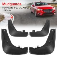 บังโคลนชิ้น/เซ็ต ABS 4ชิ้นสำหรับ Mazda 6 GJ GL Atenza 2013-2019แผ่นโคลนหลังหน้าแผ่นกันกระเซ็นอุปกรณ์เสริมรถยนต์บังโคลน