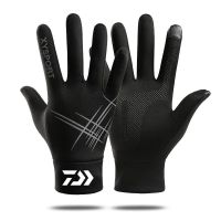 Sports Fishing Gloves Men Warm Winter Touch Screen Full Finger Windproof Ski Anti-Slip Running Climbing Cycling Fishing Gloves