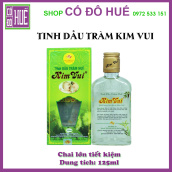 Dầu Tràm Kim Vui - DẦU TRÀM HUẾ NGUYÊN CHẤT - CHAI LỚN 125ML + 50ml - Shop Cố Đô Huế